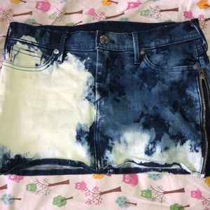 True Religon Womens Blue & White Skirt